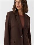 VMZAMIRA LS LOOSE BLAZER GA NOOS coffee bean