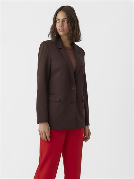 VMZAMIRA LS LOOSE BLAZER GA NOOS coffee bean