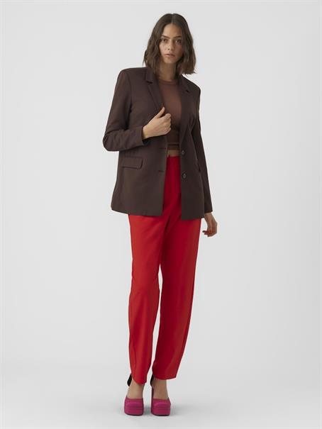 VMZAMIRA LS LOOSE BLAZER GA NOOS coffee bean