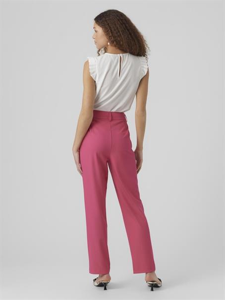 VMZELDA HW STRAIGHT PANT ENT pink yarrow