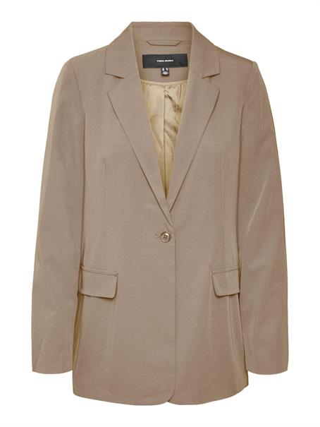 VMZELDA LS LOOSE BLAZER BOO brown lentil