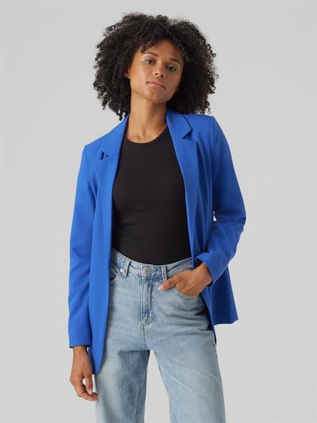 VMZELDA LS LOOSE BLAZER ENT beaucoup blue