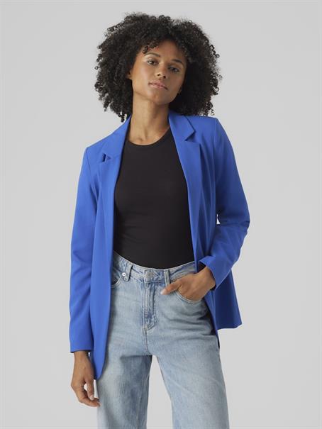 VMZELDA LS LOOSE BLAZER ENT beaucoup blue