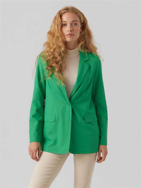 VMZELDA LS LOOSE BLAZER ENT bright green