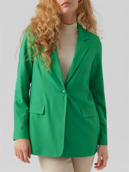 VMZELDA LS LOOSE BLAZER ENT bright green