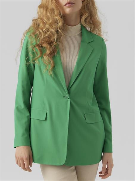 VMZELDA LS LOOSE BLAZER ENT bright green
