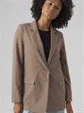VMZELDA LS LOOSE BLAZER ENT brown lentil