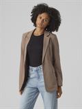 VMZELDA LS LOOSE BLAZER ENT brown lentil
