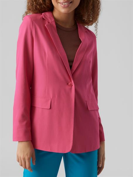 VMZELDA LS LOOSE BLAZER ENT pink yarrow