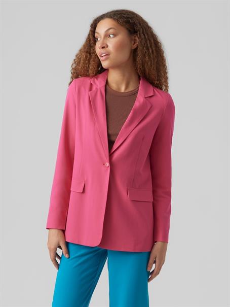 VMZELDA LS LOOSE BLAZER ENT pink yarrow