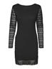 VMZOE 2-WAY LS SHORT DRESS JRS NOOS black