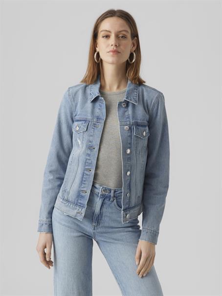 VMZORICA LS DENIM JACKET MIX GA NOOS light blue denim
