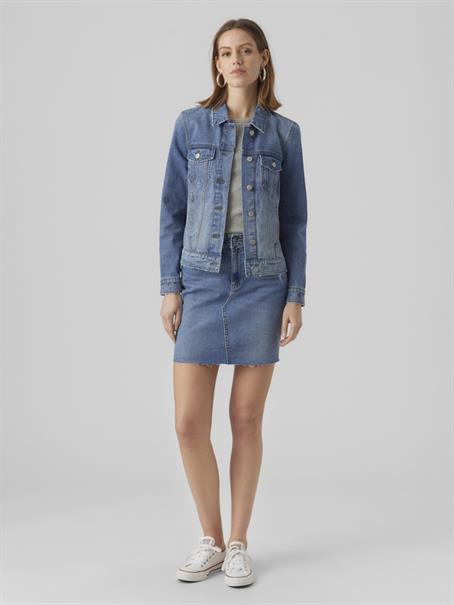 VMZORICA LS DENIM JACKET MIX GA NOOS medium blue denim