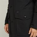 Vodan padded hdd parka dk black