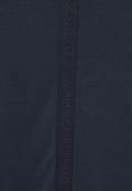 Volant Shirt in Seidenoptik dark vintage blue
