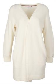 VORNE OFFENER RELAXED FIT ALPAKAMIX-CARDIGAN ecru