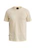 waffle jersey stripe bone white
