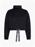 WAIST DRAWCORD ROLLNECK black