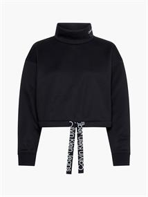 WAIST DRAWCORD ROLLNECK black