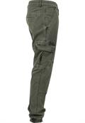 Washed Cargo Twill Jogging Pants olive