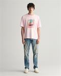 Washed Graphic T-Shirt california pink