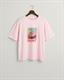 Washed Graphic T-Shirt california pink