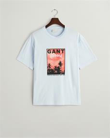 Washed Graphic T-Shirt light blue