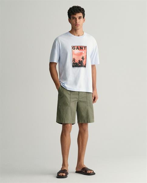 Washed Graphic T-Shirt light blue