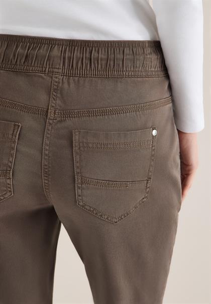 Washed-Look Hose coffee taupe