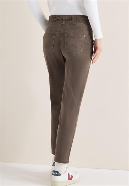 Washed-Look Hose coffee taupe