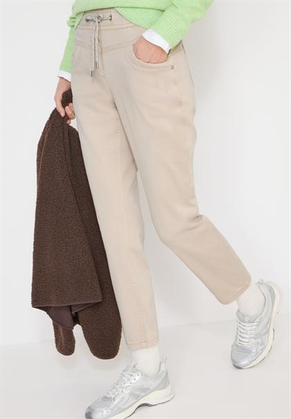 Washed-Look Hose grain beige