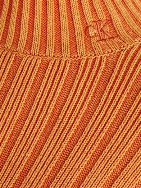 WASHED LOOSE SWEATER burnt clay