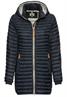 Wasserabweisende Steppjacke mit 2-Wege Reißverschluss navy
