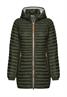 Wasserabweisende Steppjacke mit Reißverschlusstaschen forest