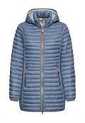 Wasserabweisende Steppjacke mit Reißverschlusstaschen smoke blue