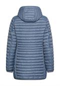 Wasserabweisende Steppjacke mit Reißverschlusstaschen smoke blue