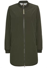 Wasserabweisender Mantel aus reinem Polyester forest night
