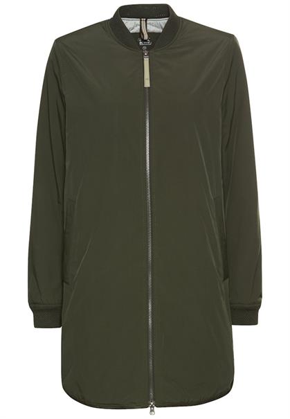 Wasserabweisender Mantel aus reinem Polyester forest night
