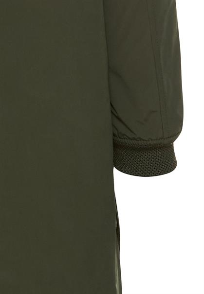 Wasserabweisender Mantel aus reinem Polyester forest night