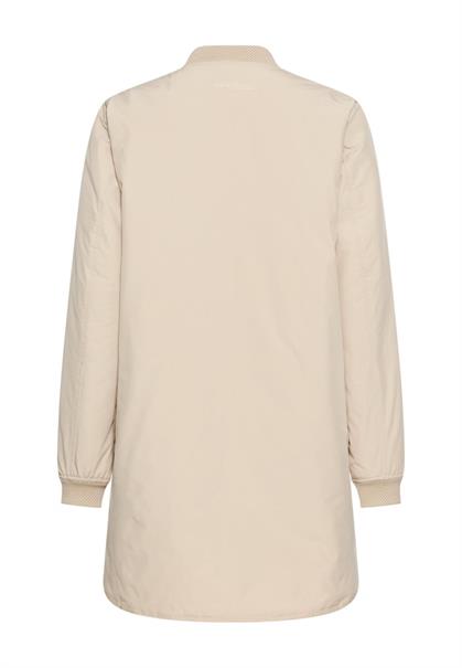 Wasserabweisender Mantel aus reinem Polyester oak