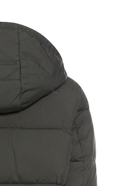 Wasserabweisender Mantel mit abnehmbarer Kapuze forest night