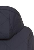 Wasserabweisender Parka mit einem Zwei-Wege Reißverschluss navy