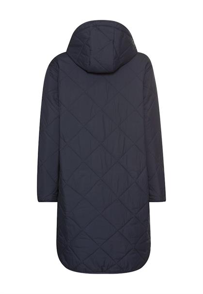 Wasserabweisender Parka mit einem Zwei-Wege Reißverschluss navy