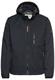 Wasseravbweisende Softshell-Jacke mit abnehmbarer Kapuze dark navy
