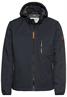 Wasseravbweisende Softshell-Jacke mit abnehmbarer Kapuze dark navy