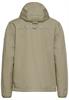 Wasseravbweisende Softshell-Jacke mit abnehmbarer Kapuze khaki