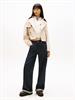 Water Repellent Relaxed Short Trench Coat white clay