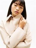 Water Repellent Relaxed Short Trench Coat white clay
