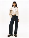 Water Repellent Relaxed Short Trench Coat white clay