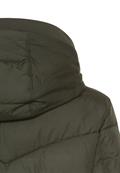 Wattierte Jacke mit abnehmbarer Kapuze forest